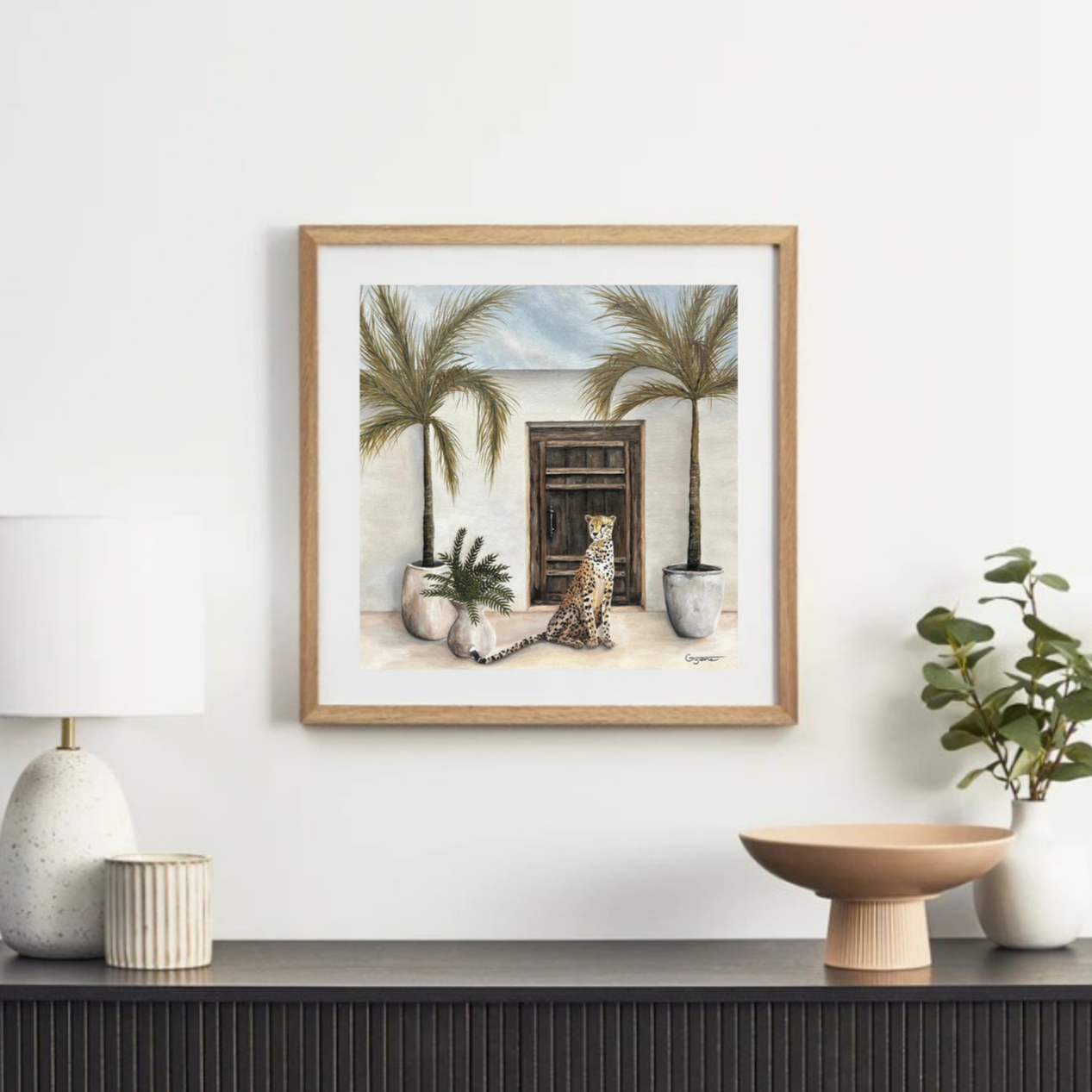 ‘Cheetah At The Villa’ fine art print