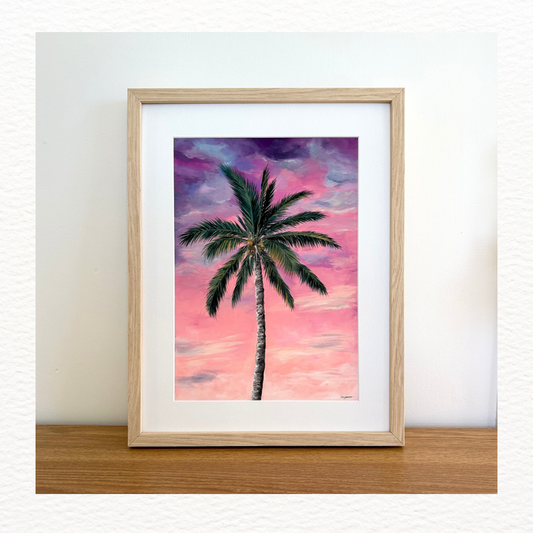 ‘Peach Sunset’ fine art print