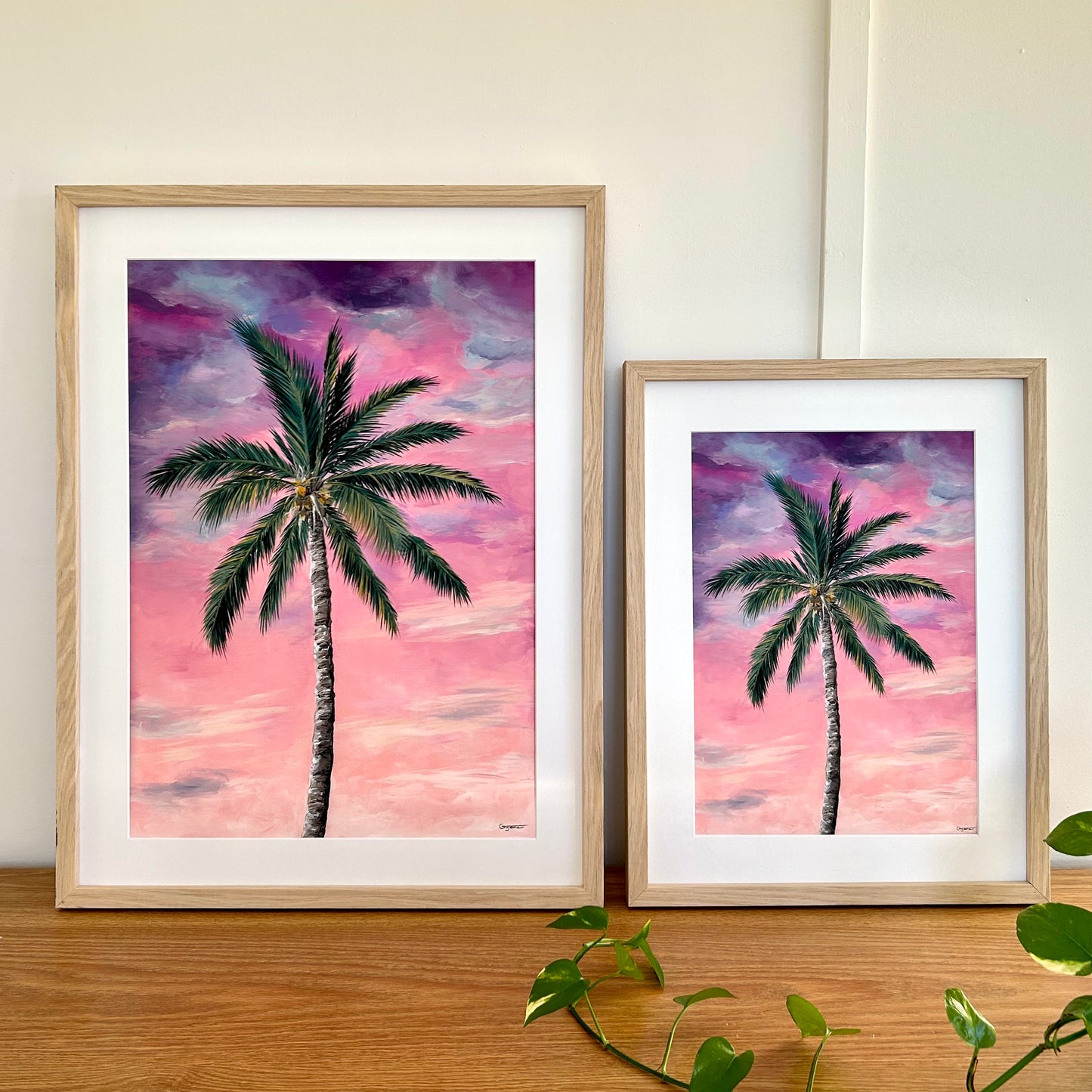 ‘Peach Sunset’ fine art print